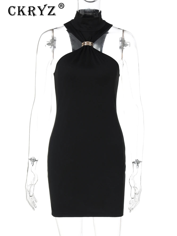 Paloma Zip Front Bodycon Mini Dress