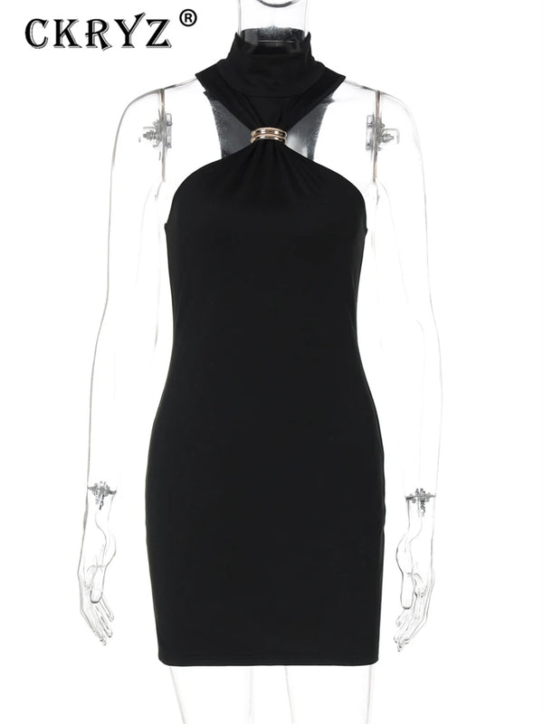 Paloma Zip Front Bodycon Mini Dress