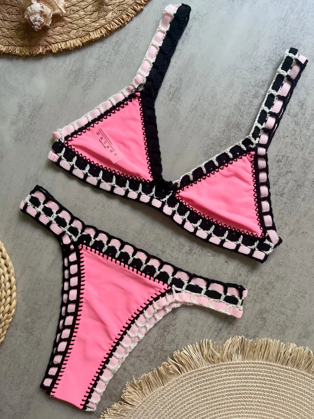 Evadne Crochet Brazilian Bikini Two-piece