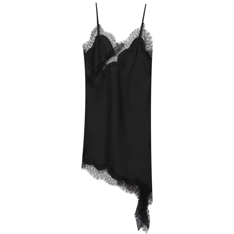 Valleria Multi-Style Asymmetrical Lace Mini Dress
