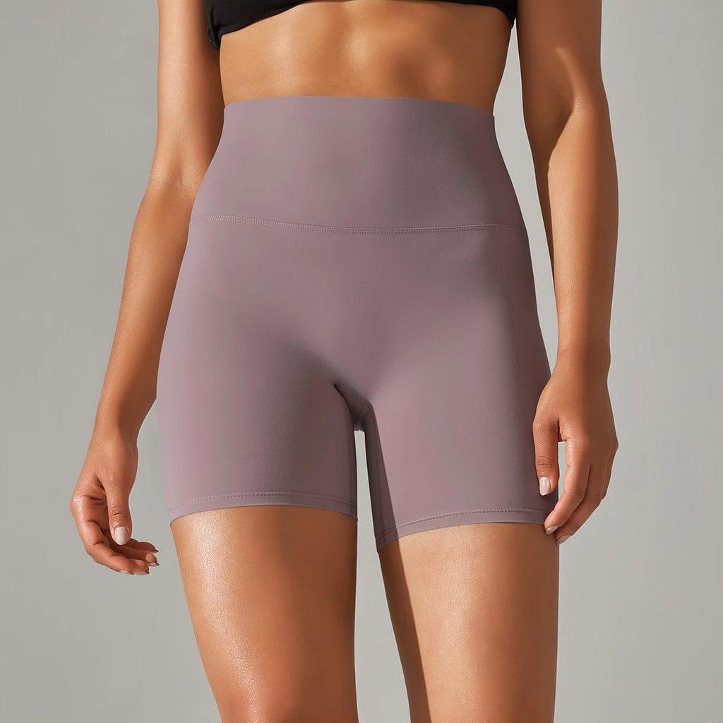Ayla Seamless High-Waist Yoga Shorts One-piece