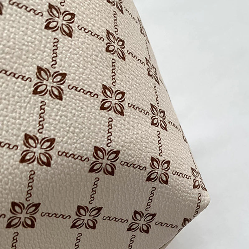 Margaux Monogram-Print Faux-Leather Chain Tote Bag