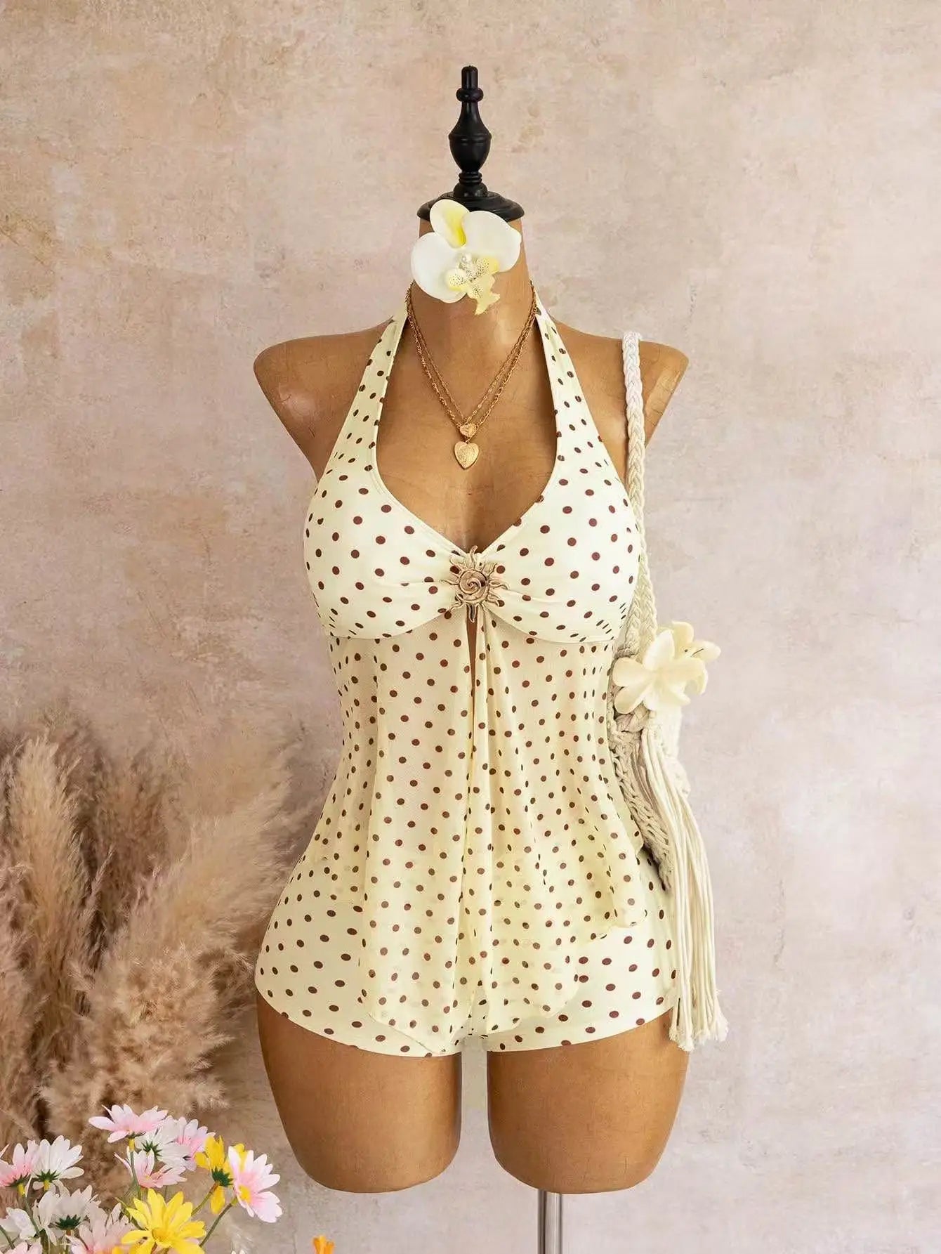 Solara Mesh High-Waist Bikini Two-piece