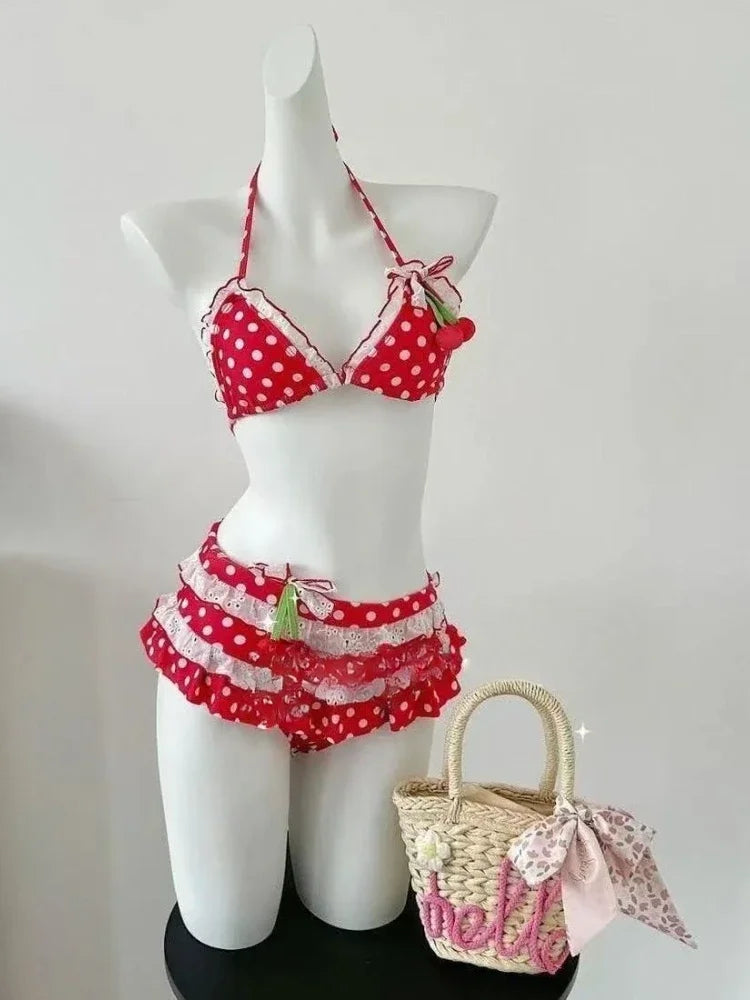 Aurelia Printed High-Waist Bikini Two-piece