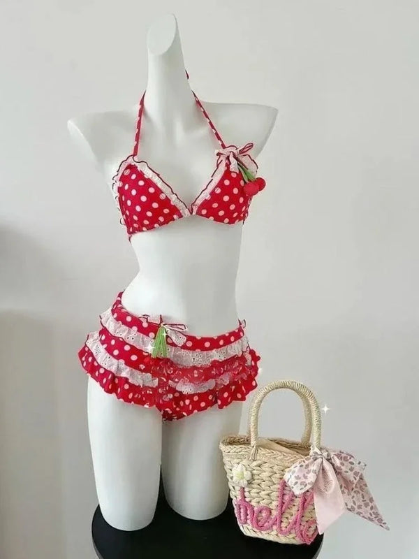 Aurelia Printed High-Waist Bikini Two-piece