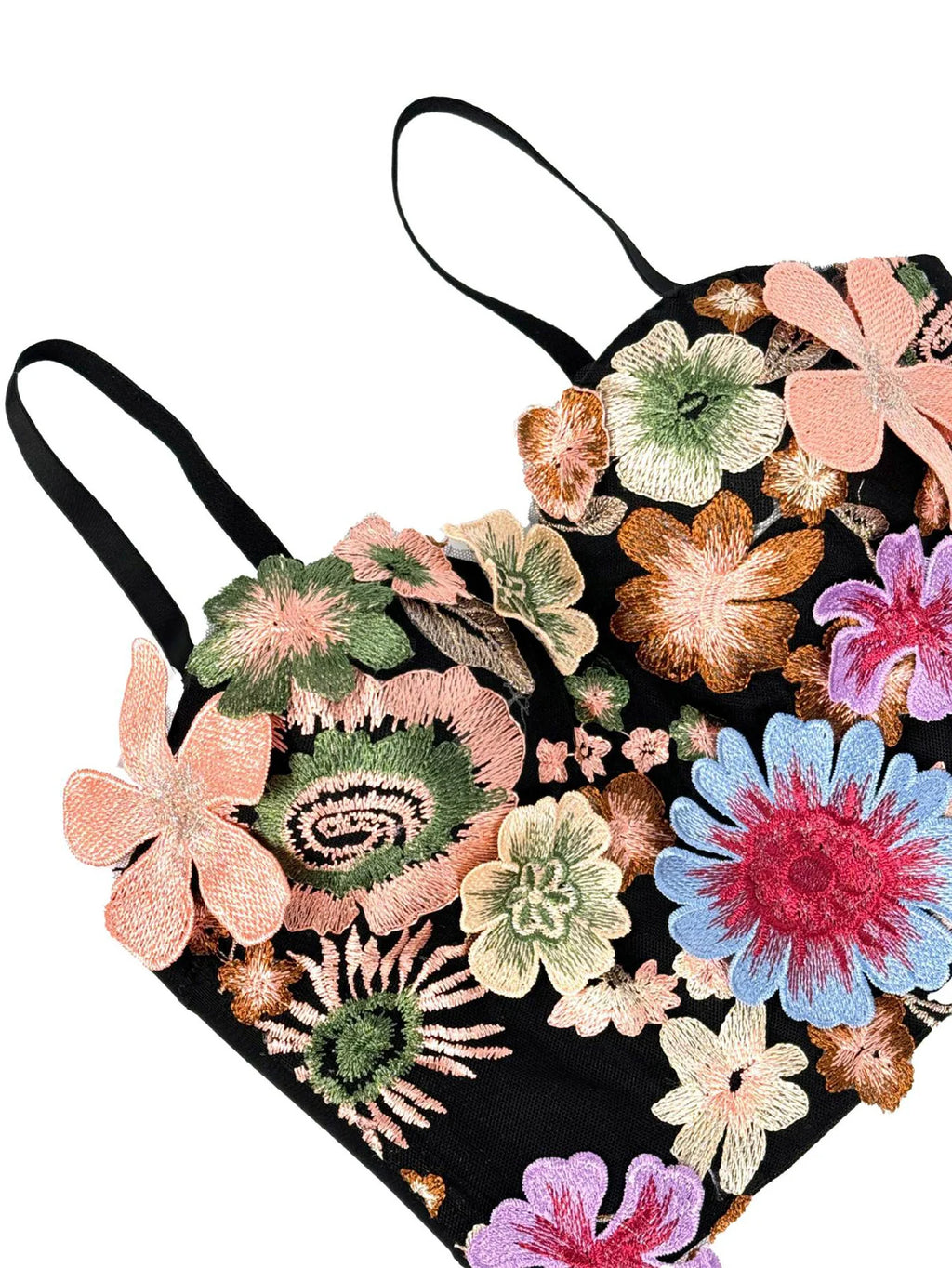 Sexy halter corset crop top women clothing 2026 summer cropped flower bustier bra tank top hotwife rave outfits club party tops