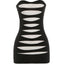 Nibber Skinny Patchwork Hollow Mini Dress Woman Sexy Wrap Chest Backless Sleeveless Peach Hip Evening Club Party Fashion Bodycon