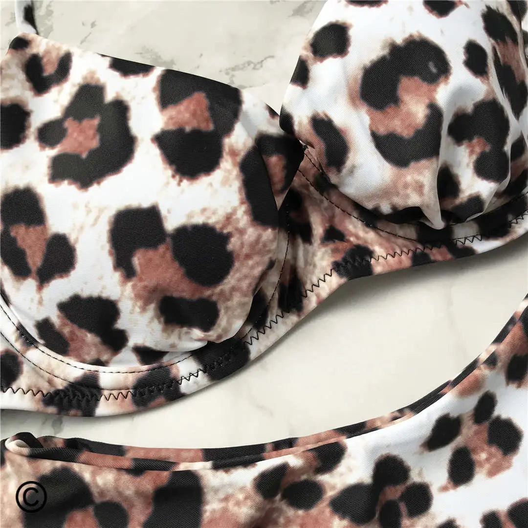 Jacinta Animal Print Bikini Two-piece