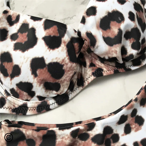 Jacinta Animal Print Bikini Two-piece