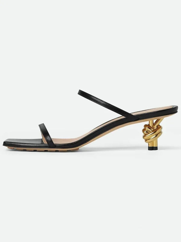 Vienna Square-Toe Party Sandals