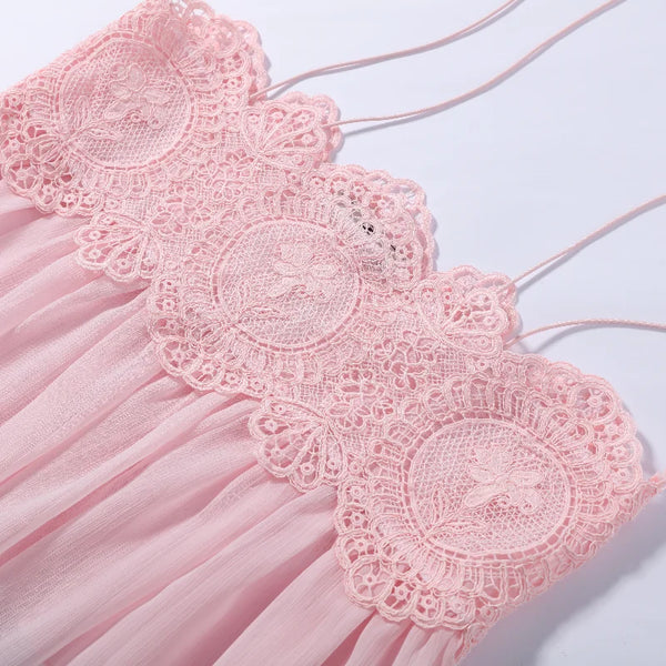 Eloise A-Line Lace Pants Set Two-piece