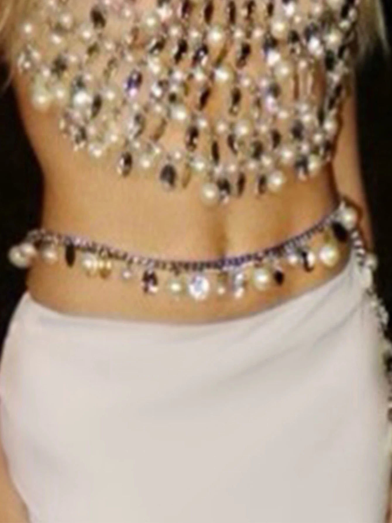 Sexy see through metal rhinestone crop top summer beach nightclub party tops for woman y2k clothes cropped halter tank top suits