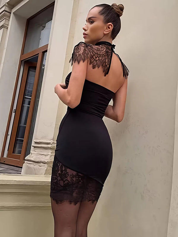 Lucienne Lace Backless Mini & Maxi Dress Collection