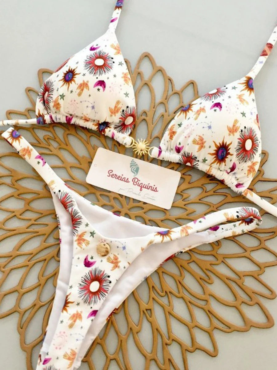 Isolde Lace-Up Micro Bikini Two-piece
