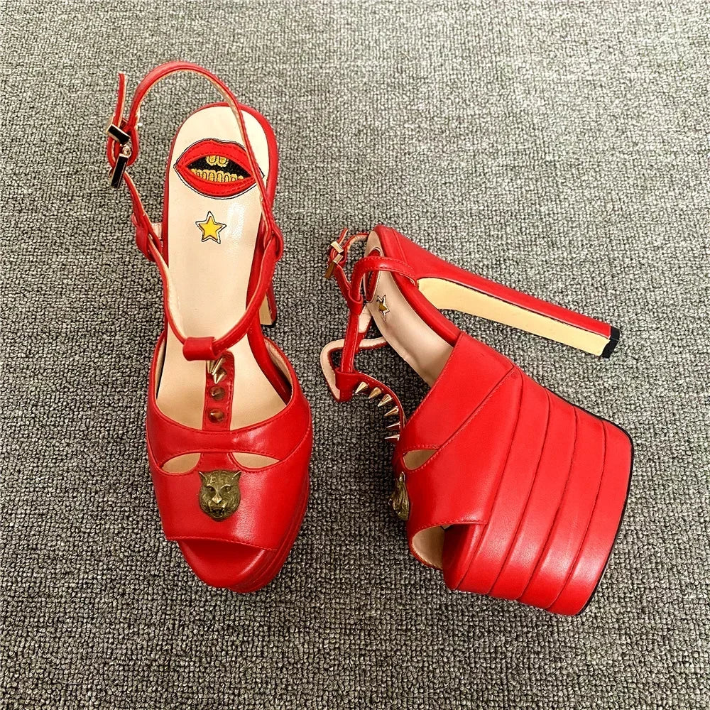 Amabel Transparent Rhinestone Stiletto Sandals