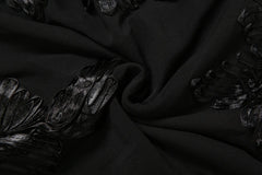 Isabella Spaghetti Strap Floral Embroidered Bodycon Maxi Dress