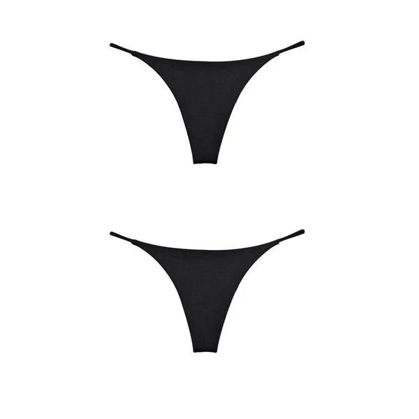 1/2/4pcs Panties Cotton Women'S Underwear Sexy Panties Female Underpants Thong Solid Color Pantys Lingerie S-XL Low-Rise Design