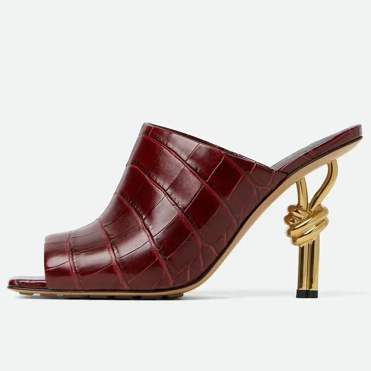 Vienna Square-Toe Party Sandals