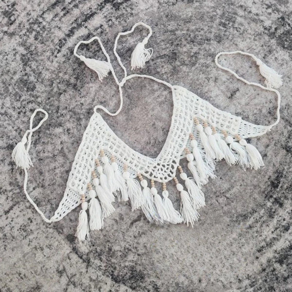 Talia Tassel High-Cut Bikini Two-piece