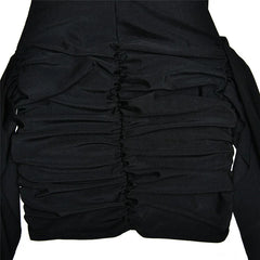 Natalia Sleeveless Ruched Bodycon Mini Dress with Side Drape