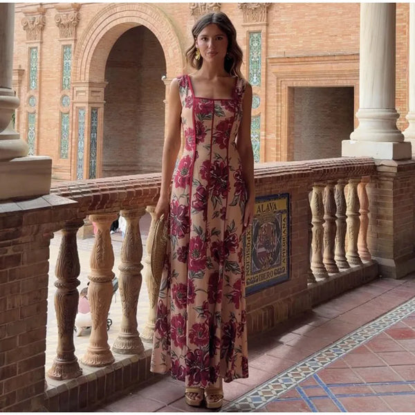 Serenade Tiered-Ruffle Maxi Dress