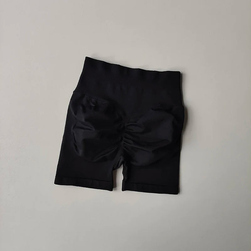 Peach Sculpt High-Waist Performance Shorts Apparel One-piece