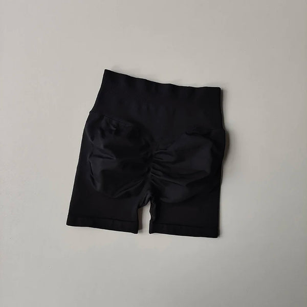 Peach Sculpt High-Waist Performance Shorts Apparel One-piece