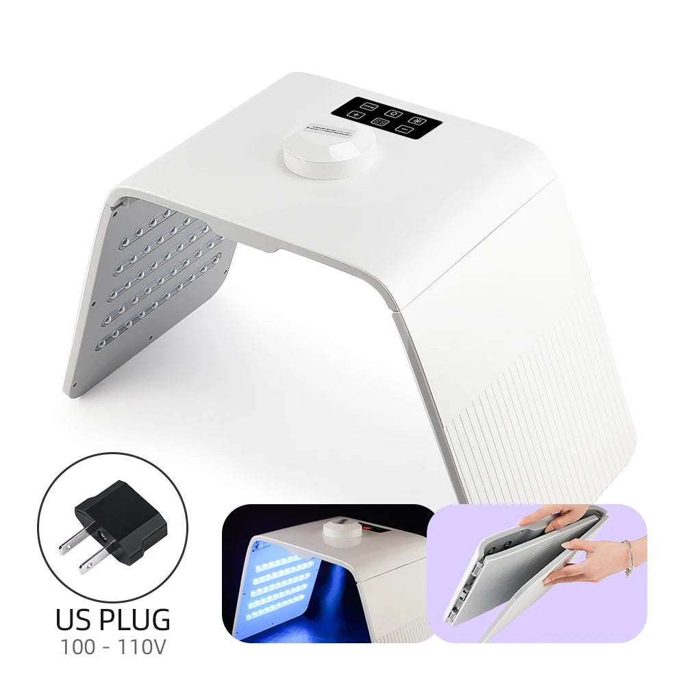 Foldable 7-Color LED Face & Body Light Panel with Mist Sprayer Secondary image