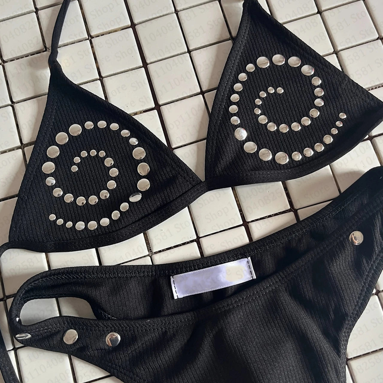 Raven Gothic Graphic Bikini Two-piece Secondary image