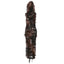 PixieKiki Brown Tie Dye Hooded High Split Long Dresses Trashy Y2k Clothing Street Style Distressed Tassel Dress P94-DZ27