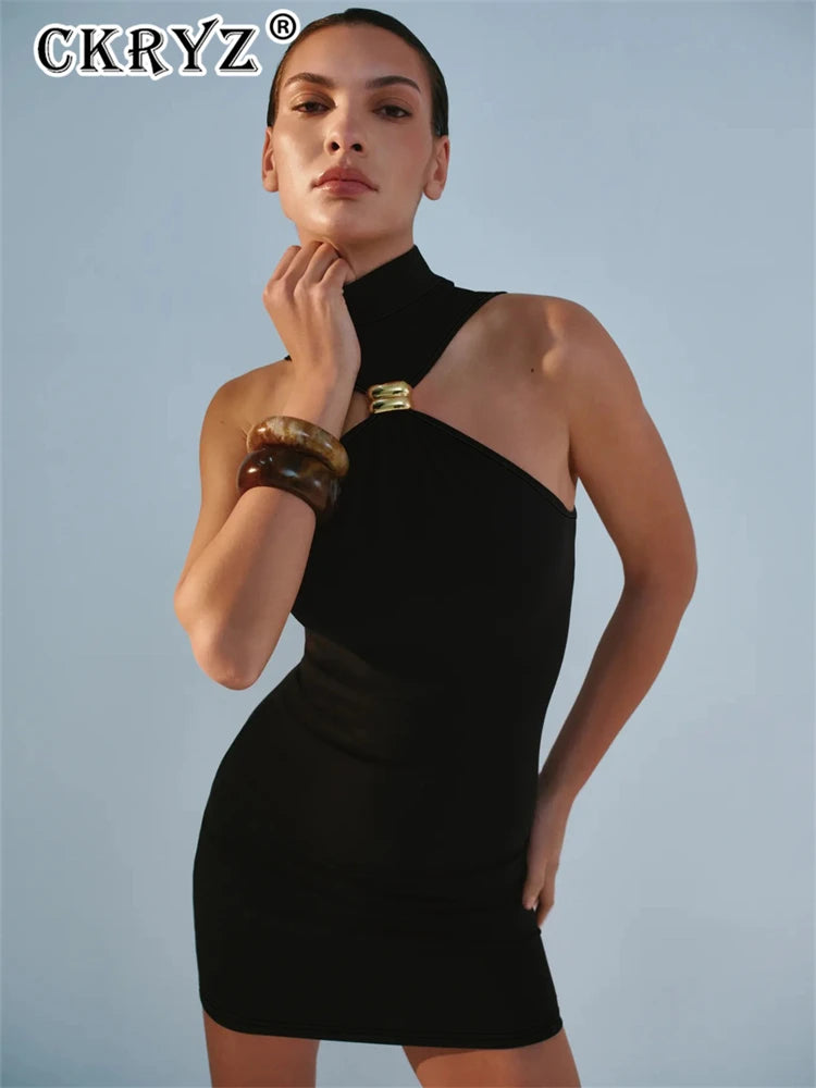 Paloma Zip Front Bodycon Mini Dress