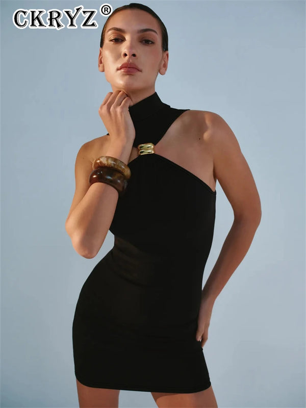 Paloma Zip Front Bodycon Mini Dress