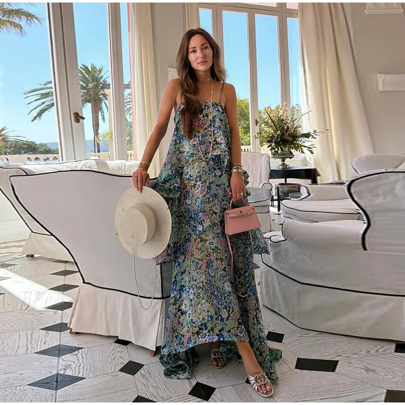 Kendra Ruched Maxi Dress