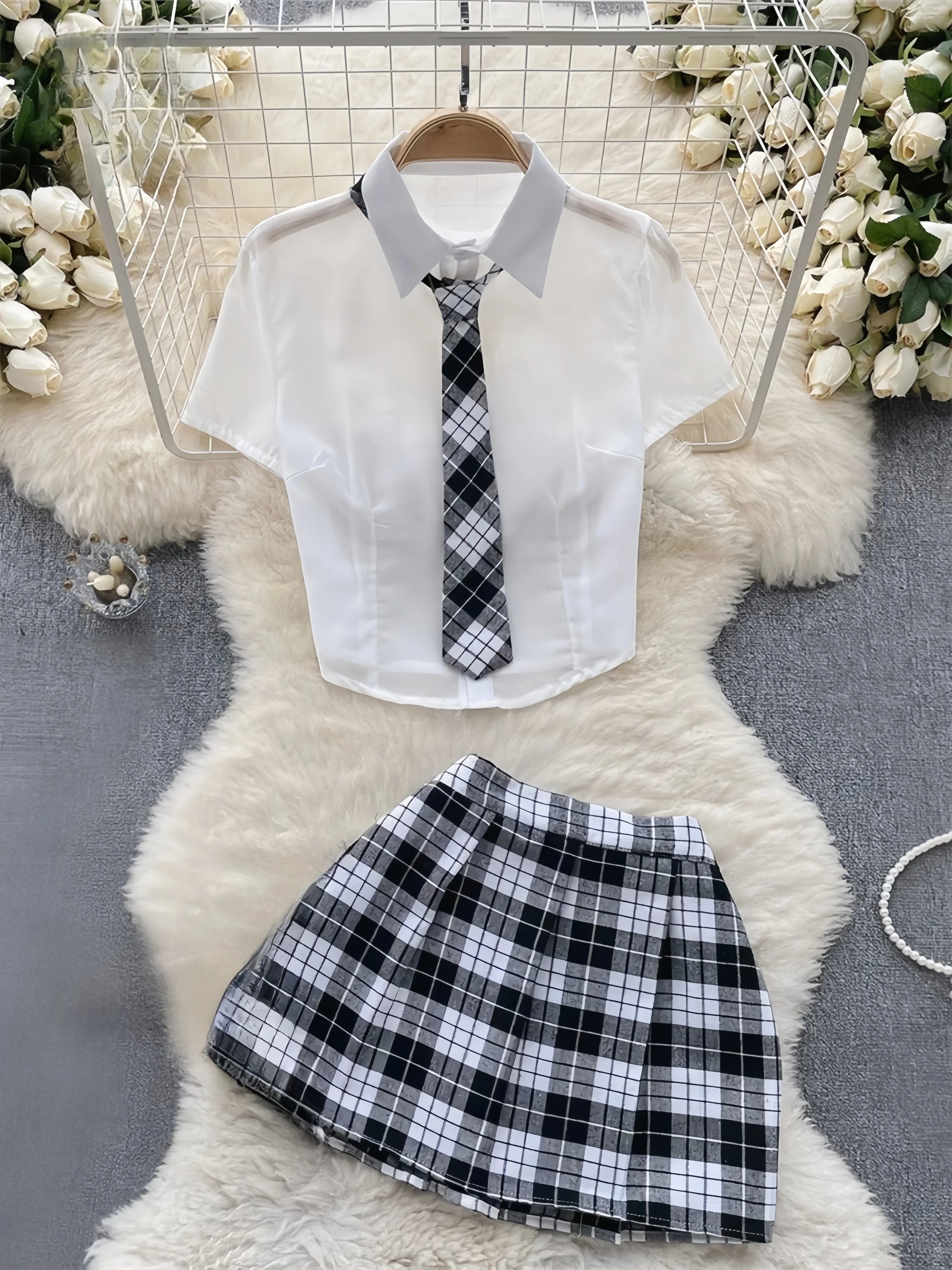 Bellamy Bow Lace-Up Lingerie Set