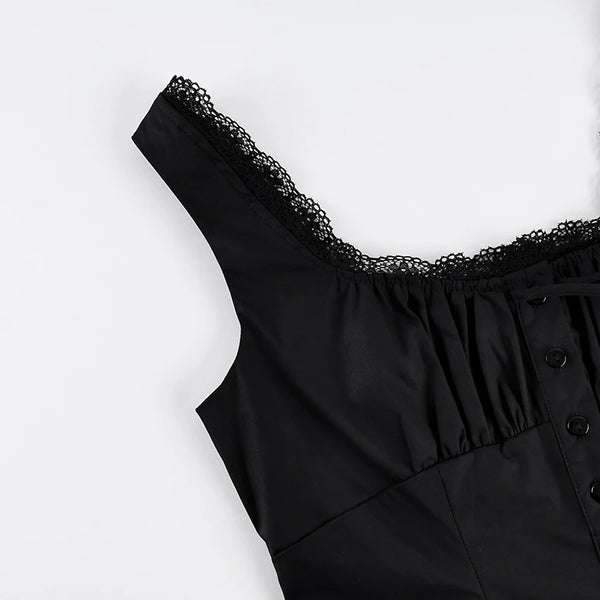 Celine Lace Sleeveless Top One-piece