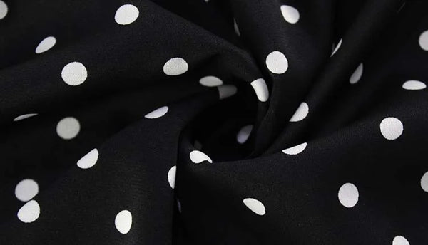 Leontyne Polka-Dot Cross-Halter Keyhole Backless A-Line Mini Dress