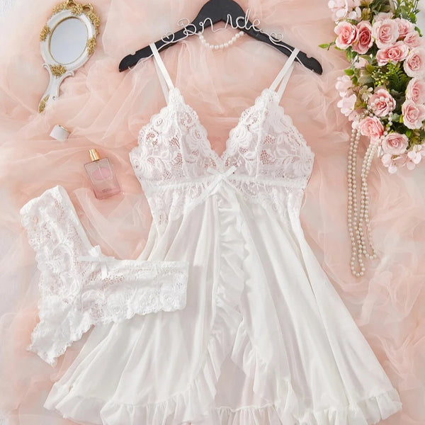 Luna Lace Sleepwear Lingerie Set