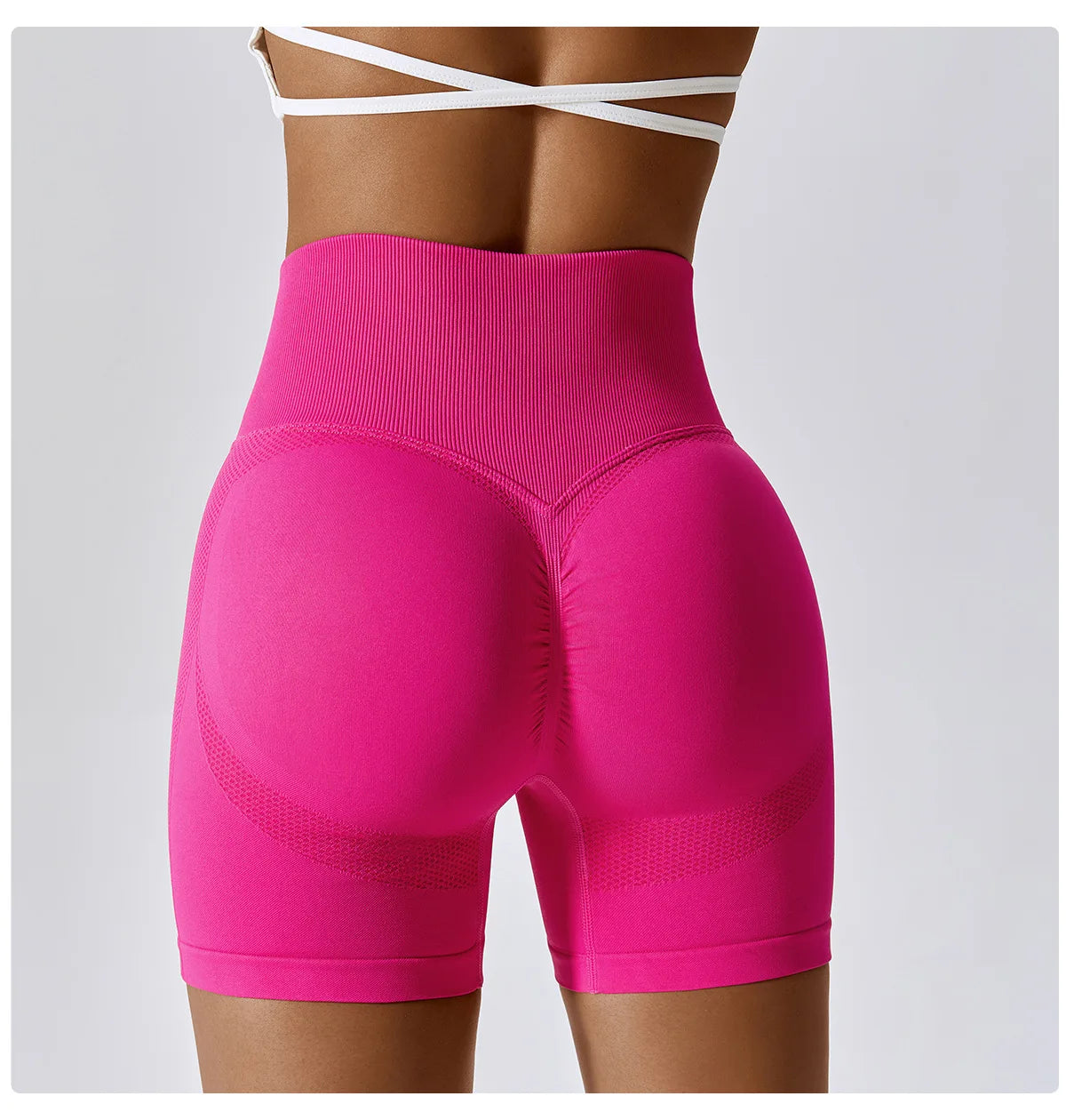 Naya Seamless High-Waist Yoga Shorts One-piece