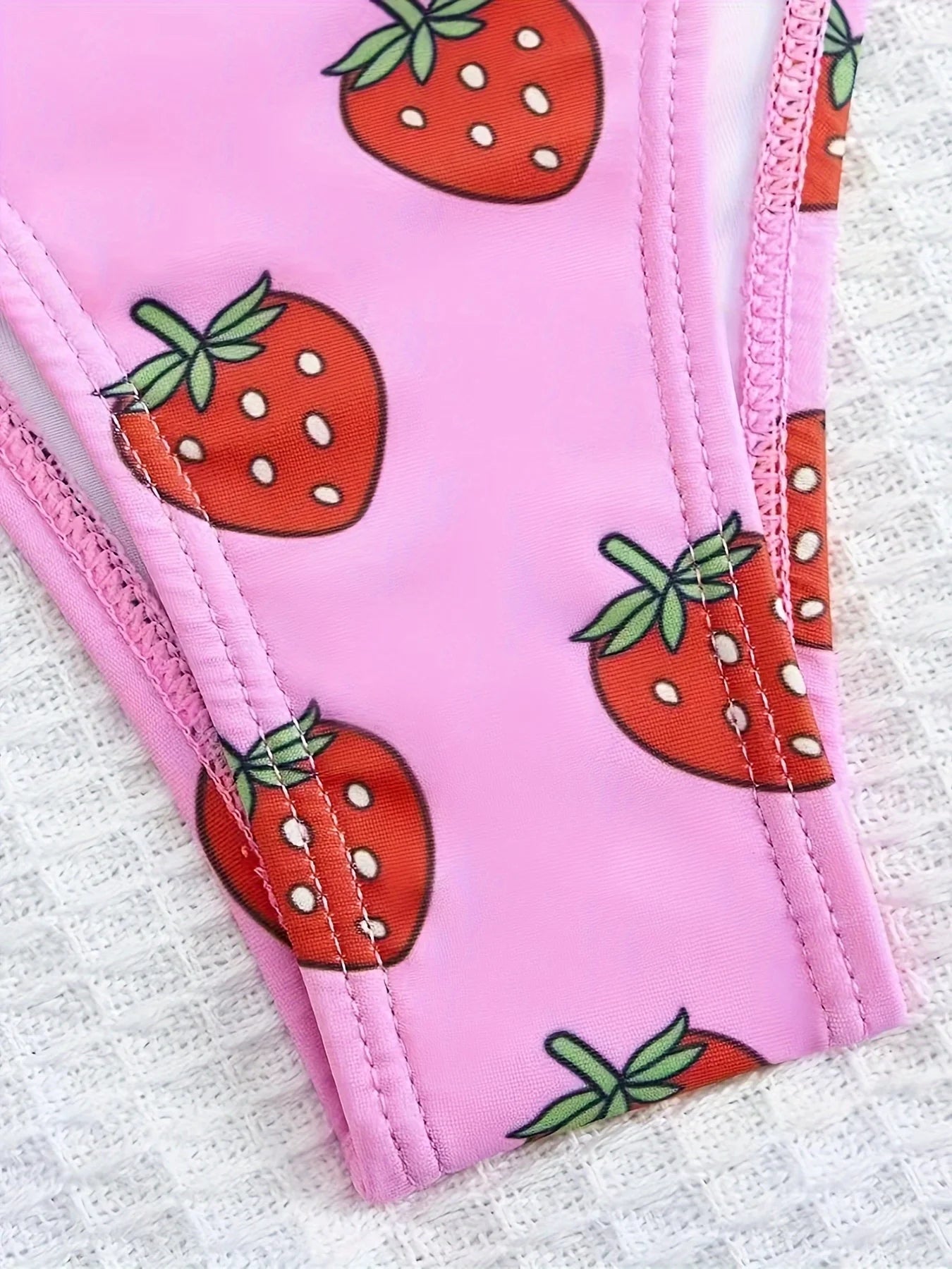 Lulu Strawberry Cartoon Bikini Two-piece