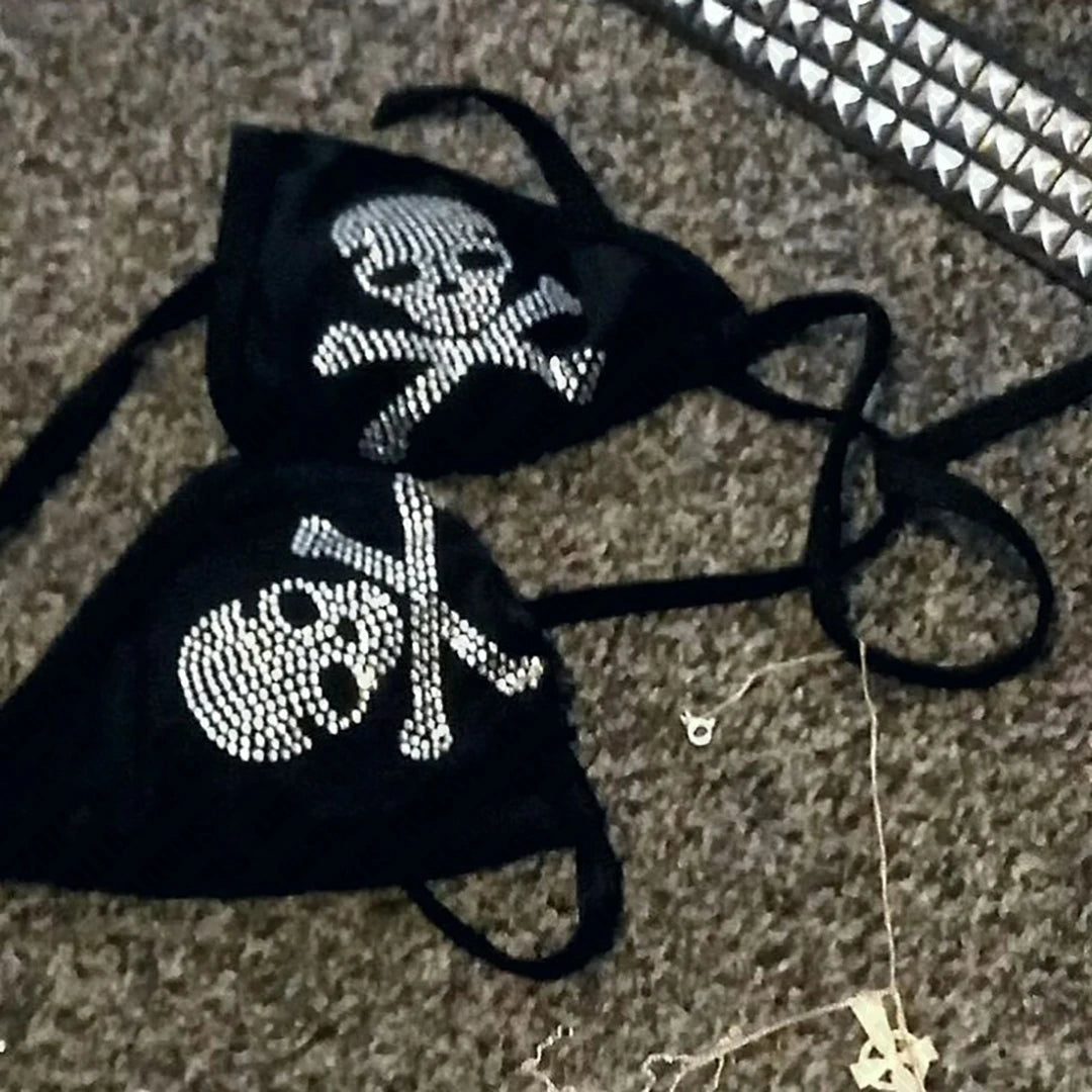 Vesper Rhinestone Skull Bikini Two-piece Main image