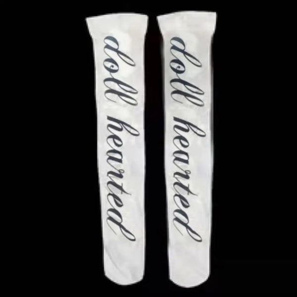 Riot Graphic Punk Thigh-High Socks