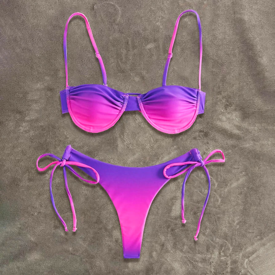 Carmela Crochet High-Cut Bikini Two-piece