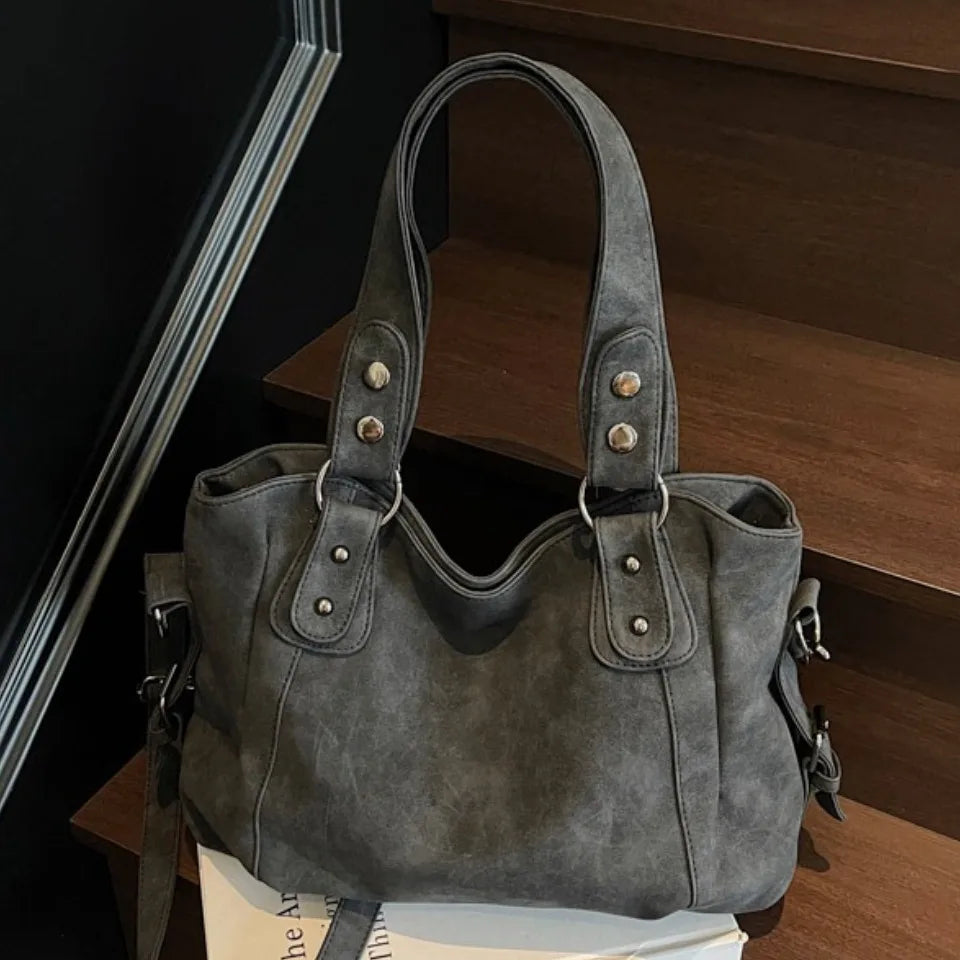 Greer Faux-Suede Commuter Tote Main image
