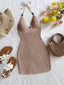 Nerissa Beaded Gradient Knit Mini Dress