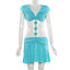Marina O-Ring Cutout Ruched Mini Dress