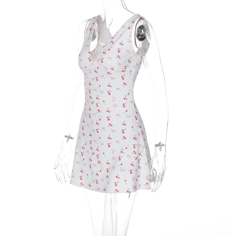 Luna Sweet Cherry Picnic Mini Dress