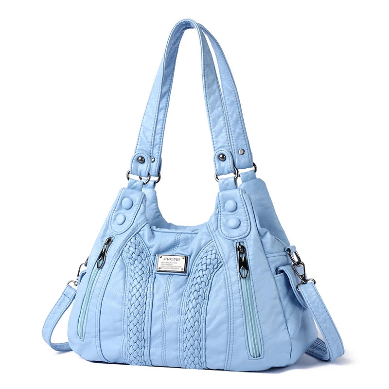 Desislava Textured Convertible Shoulder Handbag