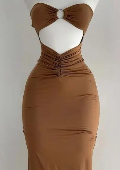 Sienna Strapless Cutout Midi Dress Secondary image
