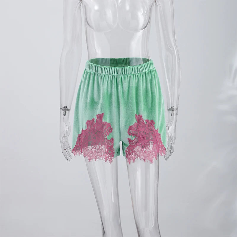 Style 84 Lace Shorts Apparel One-piece