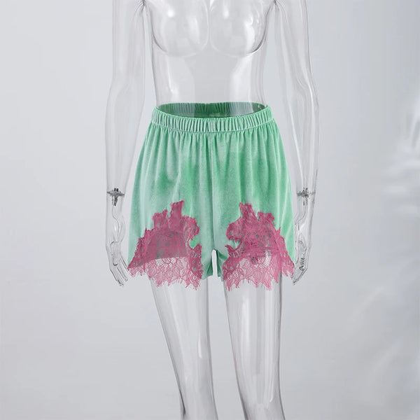 Style 84 Lace Shorts Apparel One-piece